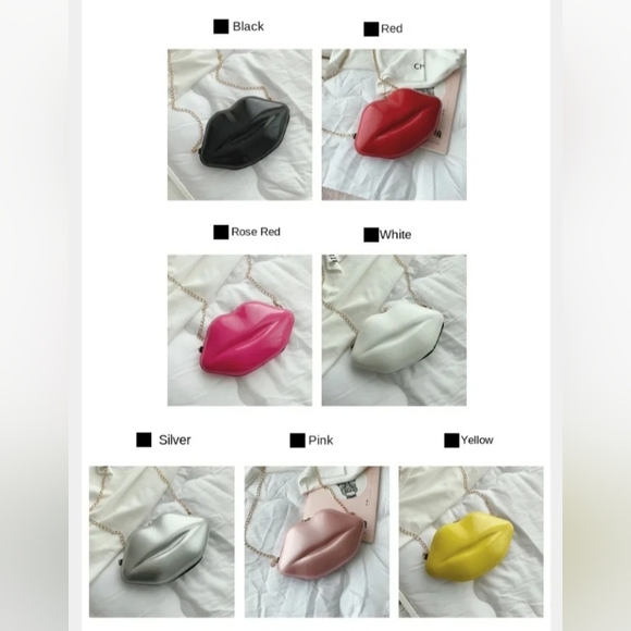 LIPS Crossbody/Clutch Bag - Picture 8 of 8